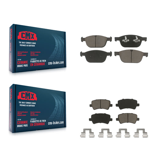 [Avant + Arrière] Kit de plaquette (céramique) de frein pour 2010-2015 Volvo XC60 KCX-100381
