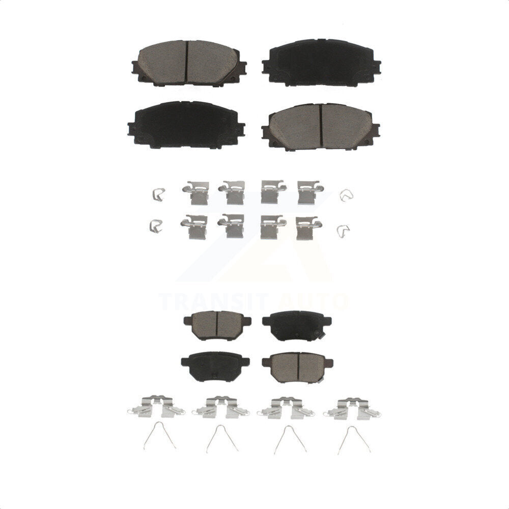 [Avant + Arrière] Kit de plaquette (céramique) de frein pour Toyota Yaris KCX-100382 par CMX