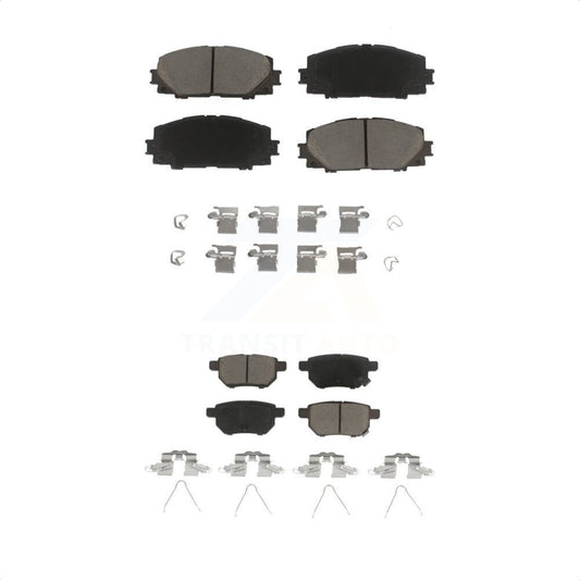 [Avant + Arrière] Kit de plaquette (céramique) de frein pour Toyota Yaris KCX-100382 par CMX