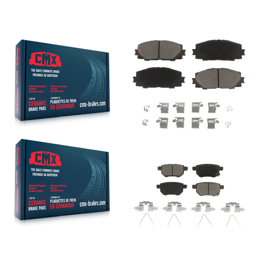 [Avant + Arrière] Kit de plaquette (céramique) de frein pour Toyota Yaris KCX-100382
