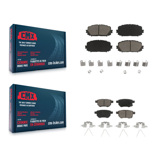 [Avant + Arrière] Kit de plaquette (céramique) de frein pour Toyota Yaris KCX-100383