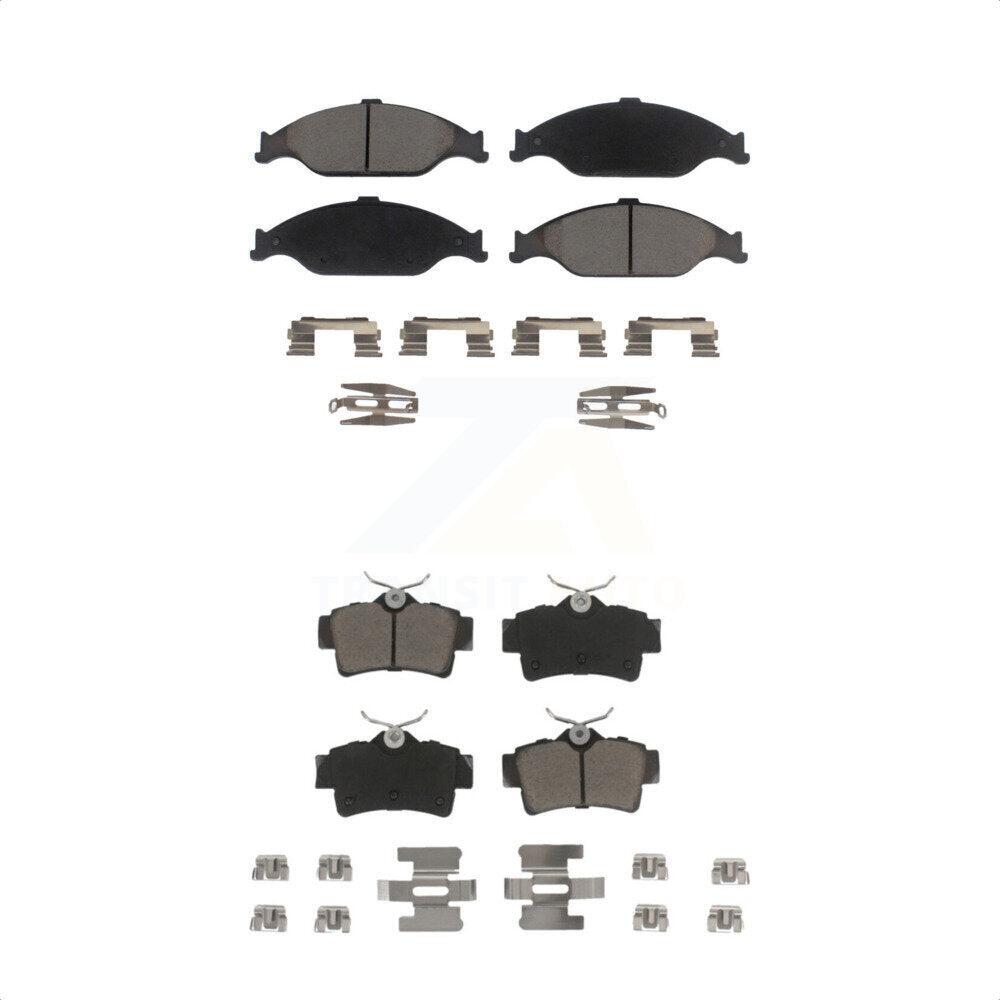 [Avant + Arrière] Kit de plaquette (céramique) de frein pour Ford Mustang KCX-100387 par CMX