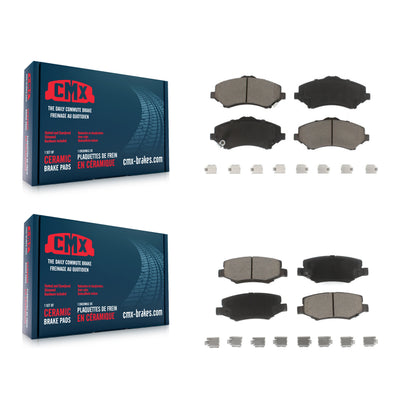 [Avant + Arrière] Kit de plaquette (céramique) de frein pour Jeep Wrangler Liberty Dodge Nitro JK KCX-100388