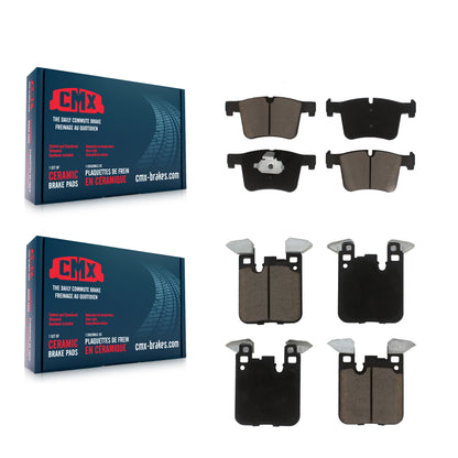 [Avant + Arrière] Kit de plaquette (céramique) de frein pour 2014-2015 BMW 328i GT xDrive 328d avec Blue Painted Calipers KCX-100390
