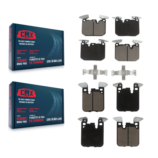 [Avant + Arrière] Kit de plaquette (céramique) de frein pour BMW 328i 428i 330i xDrive 335i M4 430i Gran Coupe M3 435i 340i 230i 228i 440i M2 M240i GT ActiveHybrid 3 KCX-100392