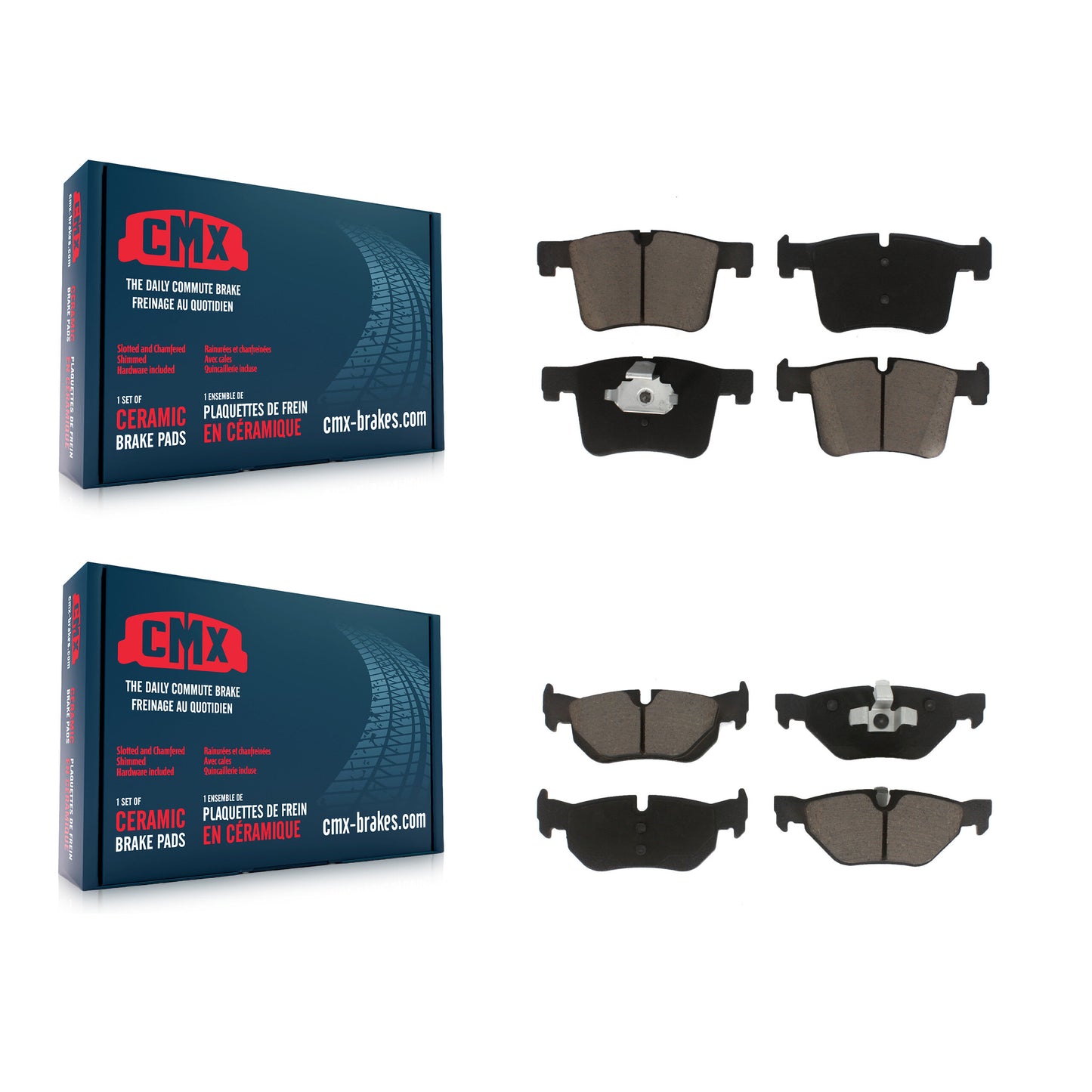 [Avant + Arrière] Kit de plaquette (céramique) de frein pour 2012 BMW 320i KCX-100393