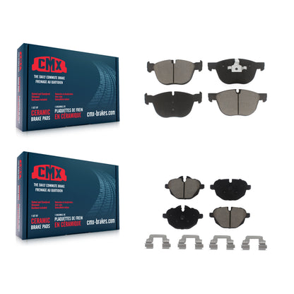 [Avant + Arrière] Kit de plaquette (céramique) de frein pour 2017 BMW X4 M40i KCX-100395