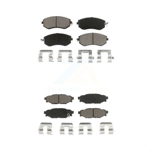 [Avant + Arrière] Kit de plaquette (céramique) de frein pour Subaru Forester Impreza Outback XV Crosstrek Legacy Scion FR-S BRZ WRX KCX-100396 par CMX