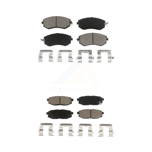 [Avant + Arrière] Kit de plaquette (céramique) de frein pour Scion FR-S Subaru BRZ Toyota 86 KCX-100397 par CMX
