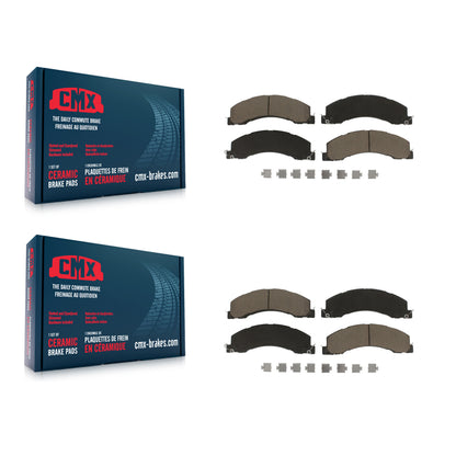 [Avant + Arrière] Kit de plaquette (céramique) de frein pour Ram 5500 Dodge Sterling Truck 4500 Bullet 45 55 KCX-100399