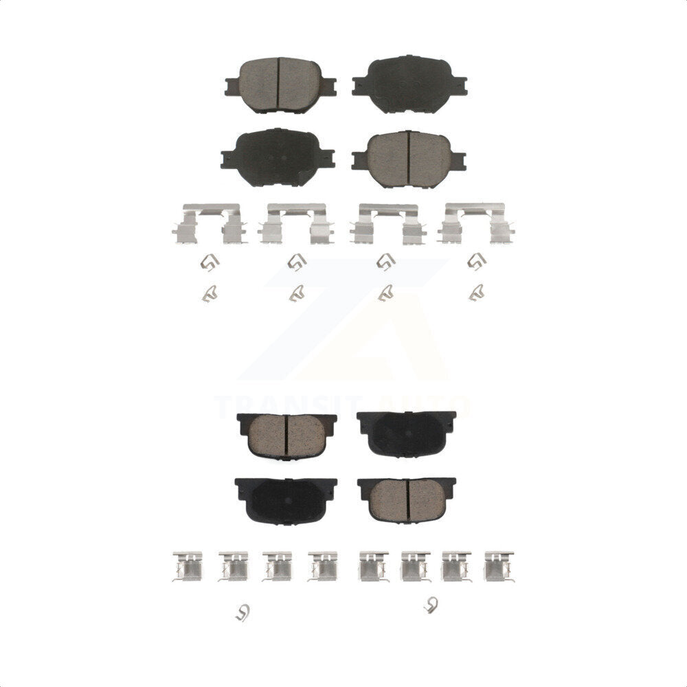 [Avant + Arrière] Kit de plaquette (céramique) de frein pour 2005-2010 Scion tC KCX-100401 par CMX