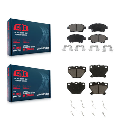 [Avant + Arrière] Kit de plaquette (céramique) de frein pour 2000 Toyota Celica GT KCX-100402