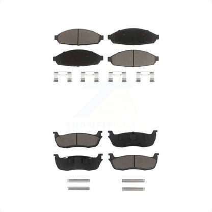 [Avant + Arrière] Kit de plaquette (céramique) de frein pour 2003-2010 Lincoln Town Car Limousine KCX-100404 par CMX