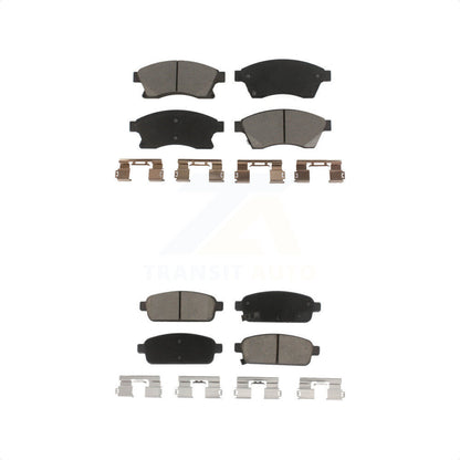 [Avant + Arrière] Kit de plaquette (céramique) de frein pour Chevrolet Cruze Buick Sonic Encore Trax Verano Limited Volt Orlando KCX-100409 par CMX