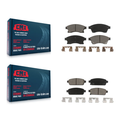 [Avant + Arrière] Kit de plaquette (céramique) de frein pour Chevrolet Cruze Buick Sonic Encore Trax Verano Limited Volt Orlando KCX-100409