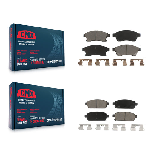 [Avant + Arrière] Kit de plaquette (céramique) de frein pour Chevrolet Cruze Buick Sonic Encore Trax Verano Limited Volt Orlando KCX-100409