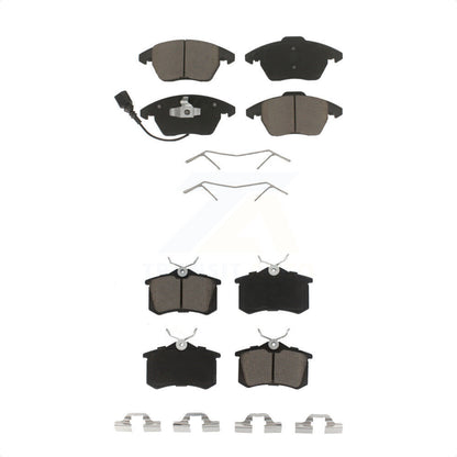 [Avant + Arrière] Kit de plaquette (céramique) de frein pour Volkswagen Jetta Beetle Audi A3 Golf KCX-100413 par CMX