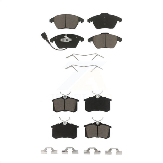 [Avant + Arrière] Kit de plaquette (céramique) de frein pour Volkswagen Jetta Beetle Audi A3 Golf KCX-100413 par CMX