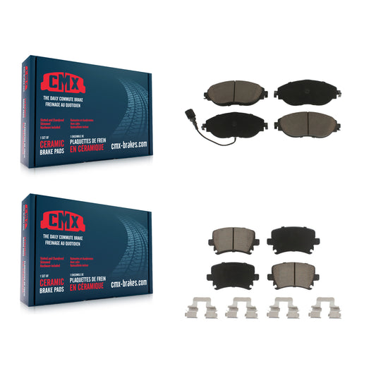[Avant + Arrière] Kit de plaquette (céramique) de frein pour Volkswagen GTI CC KCX-100414