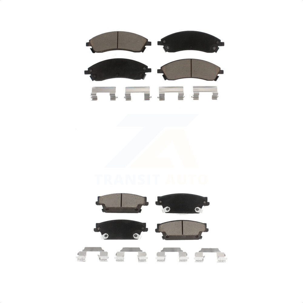 [Avant + Arrière] Kit de plaquette (céramique) de frein pour Cadillac SRX CTS STS KCX-100416 par CMX