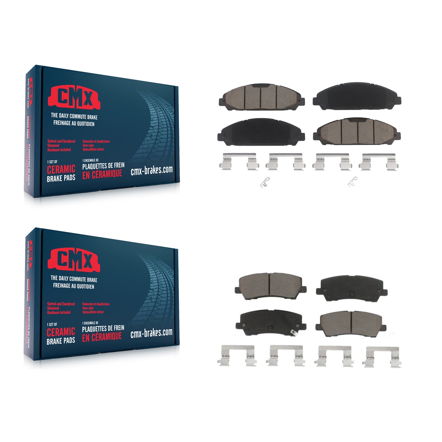 [Avant + Arrière] Kit de plaquette (céramique) de frein pour Ford Mustang KCX-100418