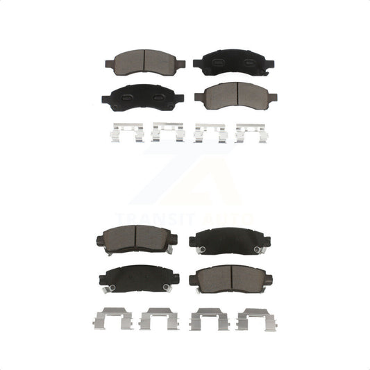 [Avant + Arrière] Kit de plaquette (céramique) de frein pour Chevrolet Traverse GMC Acadia Buick Enclave Saturn Outlook Limited KCX-100422 par CMX