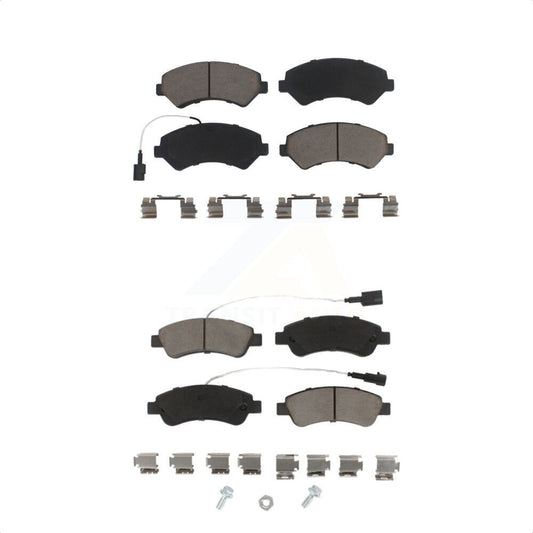 [Avant + Arrière] Kit de plaquette (céramique) de frein pour Ram ProMaster 1500 2500 3500 KCX-100423 par CMX