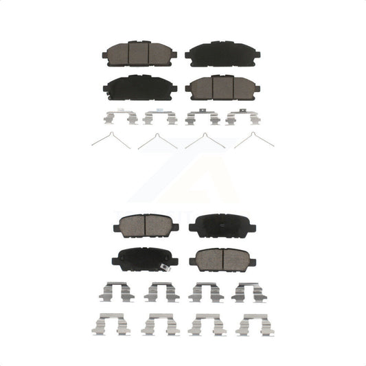 [Avant + Arrière] Kit de plaquette (céramique) de frein pour 2011-2017 Nissan Quest KCX-100428 par CMX