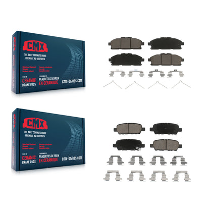 [Avant + Arrière] Kit de plaquette (céramique) de frein pour 2011-2017 Nissan Quest KCX-100428
