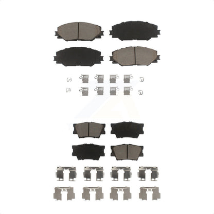 [Avant + Arrière] Kit de plaquette (céramique) de frein pour Toyota RAV4 Matrix Pontiac Vibe KCX-100429 par CMX