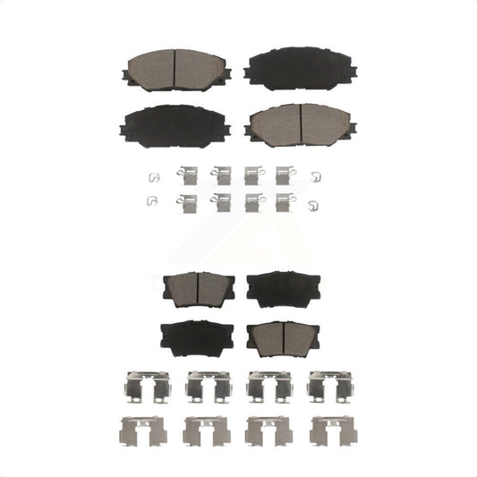 [Avant + Arrière] Kit de plaquette (céramique) de frein pour Toyota RAV4 Matrix Pontiac Vibe KCX-100429 par CMX