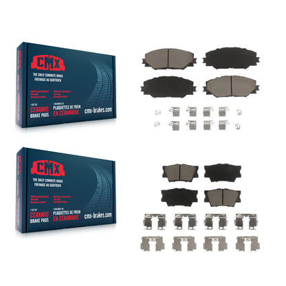[Avant + Arrière] Kit de plaquette (céramique) de frein pour Toyota RAV4 Matrix Pontiac Vibe KCX-100429