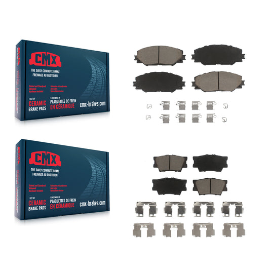 [Avant + Arrière] Kit de plaquette (céramique) de frein pour Toyota RAV4 Matrix Pontiac Vibe KCX-100429