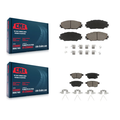 [Avant + Arrière] Kit de plaquette (céramique) de frein pour Scion Toyota tC Matrix Pontiac Vibe Corolla iM KCX-100431