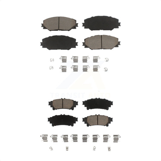 [Avant + Arrière] Kit de plaquette (céramique) de frein pour 2016-2020 Toyota Mirai KCX-100433 par CMX