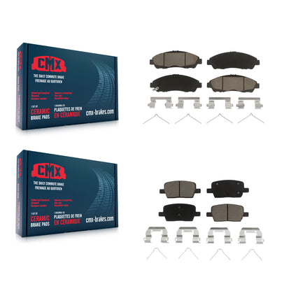 [Avant + Arrière] Kit de plaquette (céramique) de frein pour Chevrolet Traverse GMC Acadia Cadillac XT5 Buick Enclave Blazer XT6 KCX-100434
