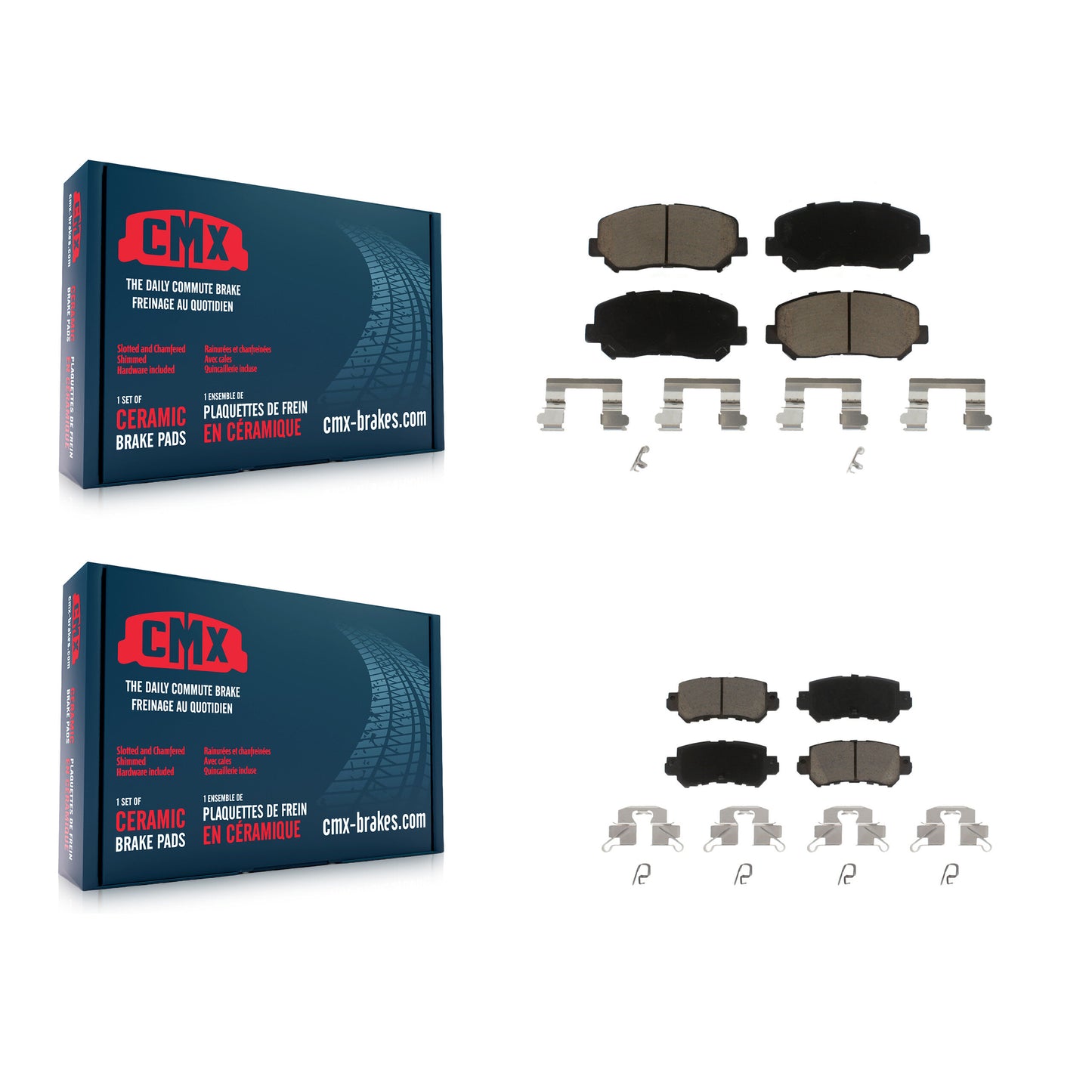 [Avant + Arrière] Kit de plaquette (céramique) de frein pour Mazda CX-5 KCX-100435