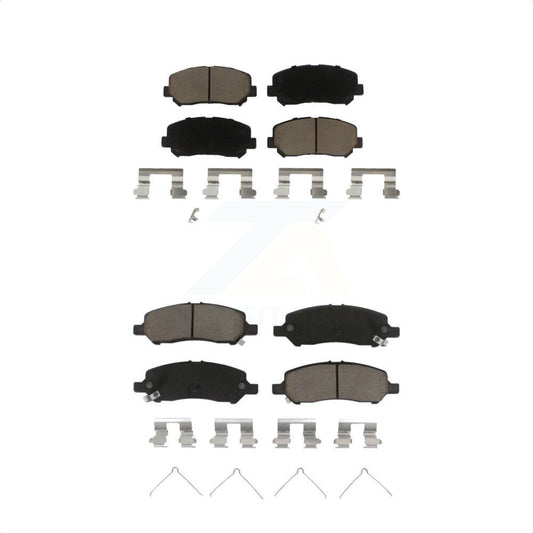 [Avant + Arrière] Kit de plaquette (céramique) de frein pour 2013-2016 Dodge Dart KCX-100436 par CMX