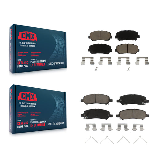 [Avant + Arrière] Kit de plaquette (céramique) de frein pour 2013-2016 Dodge Dart KCX-100436