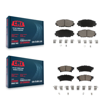 [Avant + Arrière] Kit de plaquette (céramique) de frein pour 2012-2018 Toyota Prius V KCX-100439