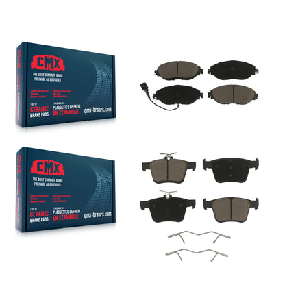 [Avant + Arrière] Kit de plaquette (céramique) de frein pour Volkswagen Tiguan Jetta Audi Golf R S3 Q3 Arteon KCX-100449