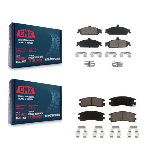 [Avant + Arrière] Kit de plaquette (céramique) de frein pour Pontiac Grand Am Oldsmobile Alero Cutlass KCX-100456
