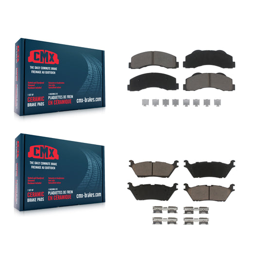 [Avant + Arrière] Kit de plaquette (céramique) de frein pour Ford F-150 Expedition Lincoln Navigator KCX-100458