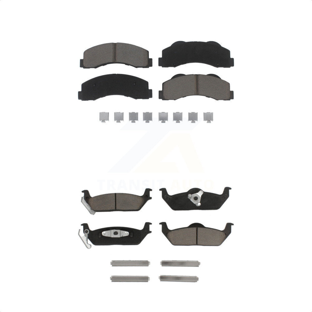 [Avant + Arrière] Kit de plaquette (céramique) de frein pour 2010-2011 Ford F-150 KCX-100459 par CMX