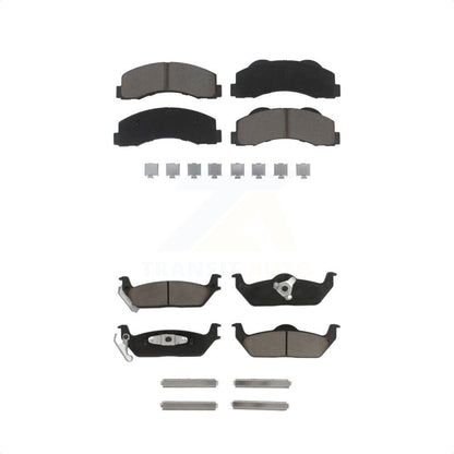 [Avant + Arrière] Kit de plaquette (céramique) de frein pour 2010-2011 Ford F-150 KCX-100459 par CMX