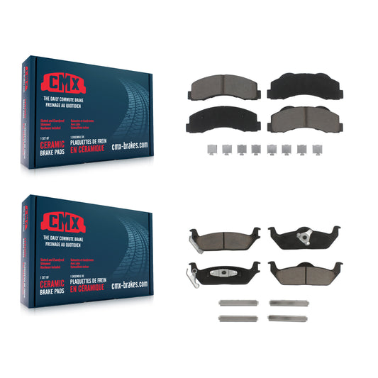 [Avant + Arrière] Kit de plaquette (céramique) de frein pour 2010-2011 Ford F-150 KCX-100459