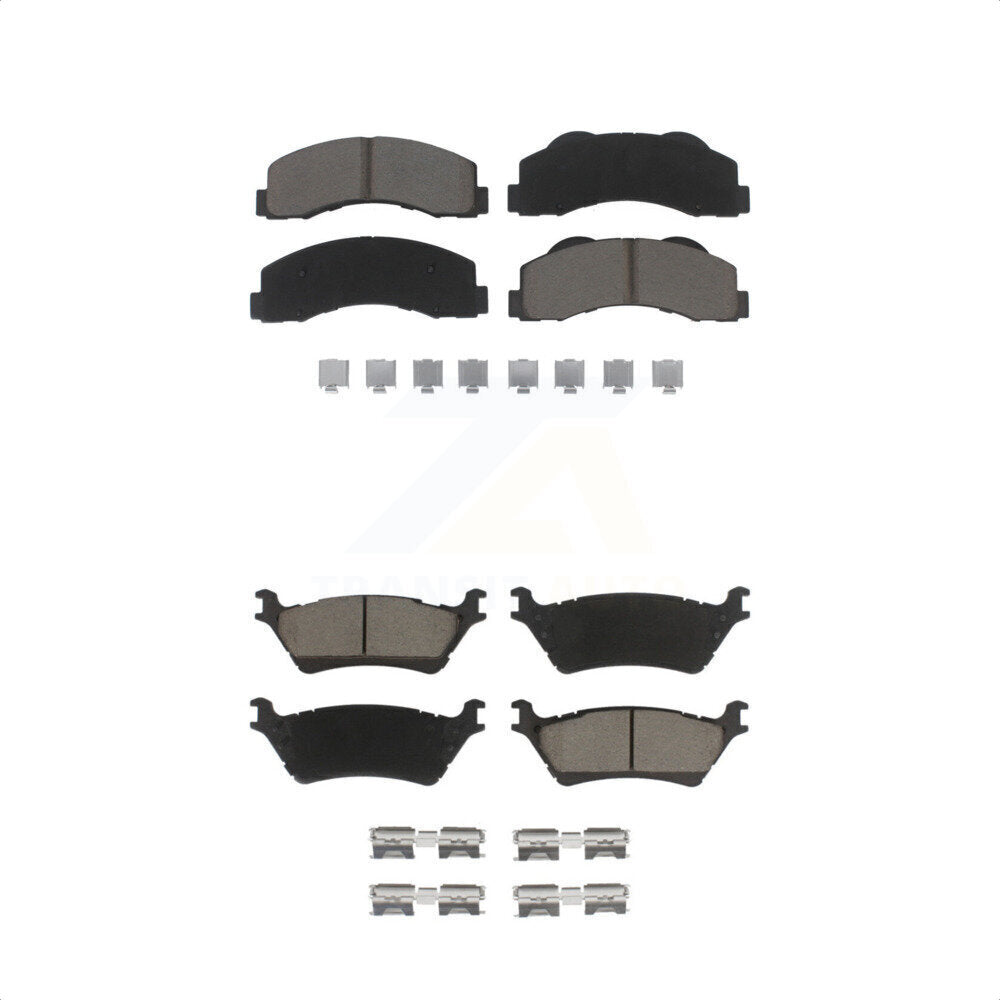[Avant + Arrière] Kit de plaquette (céramique) de frein pour Ford F-150 KCX-100460 par CMX
