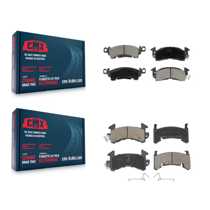 [Avant + Arrière] Kit de plaquette (céramique) de frein pour Cadillac DeVille Pontiac Firebird Fleetwood Commercial Chassis KCX-100464