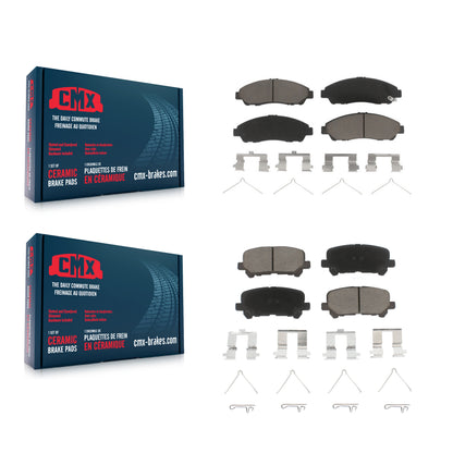 [Avant + Arrière] Kit de plaquette (céramique) de frein pour Honda Pilot Acura MDX ZDX KCX-100465