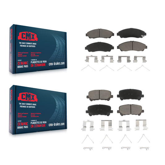 [Avant + Arrière] Kit de plaquette (céramique) de frein pour Honda Pilot Acura MDX ZDX KCX-100465